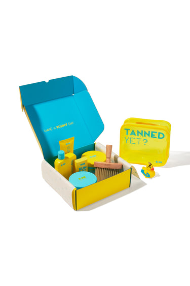 The Ultimate Sun Box open with everything inside