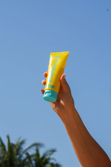 8:50 Sunblock held up to the sky