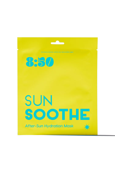 8:50 SunSoothe Hydration Mask, front