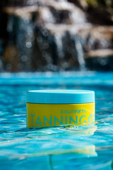 8:50 Tanning Gel by the pool