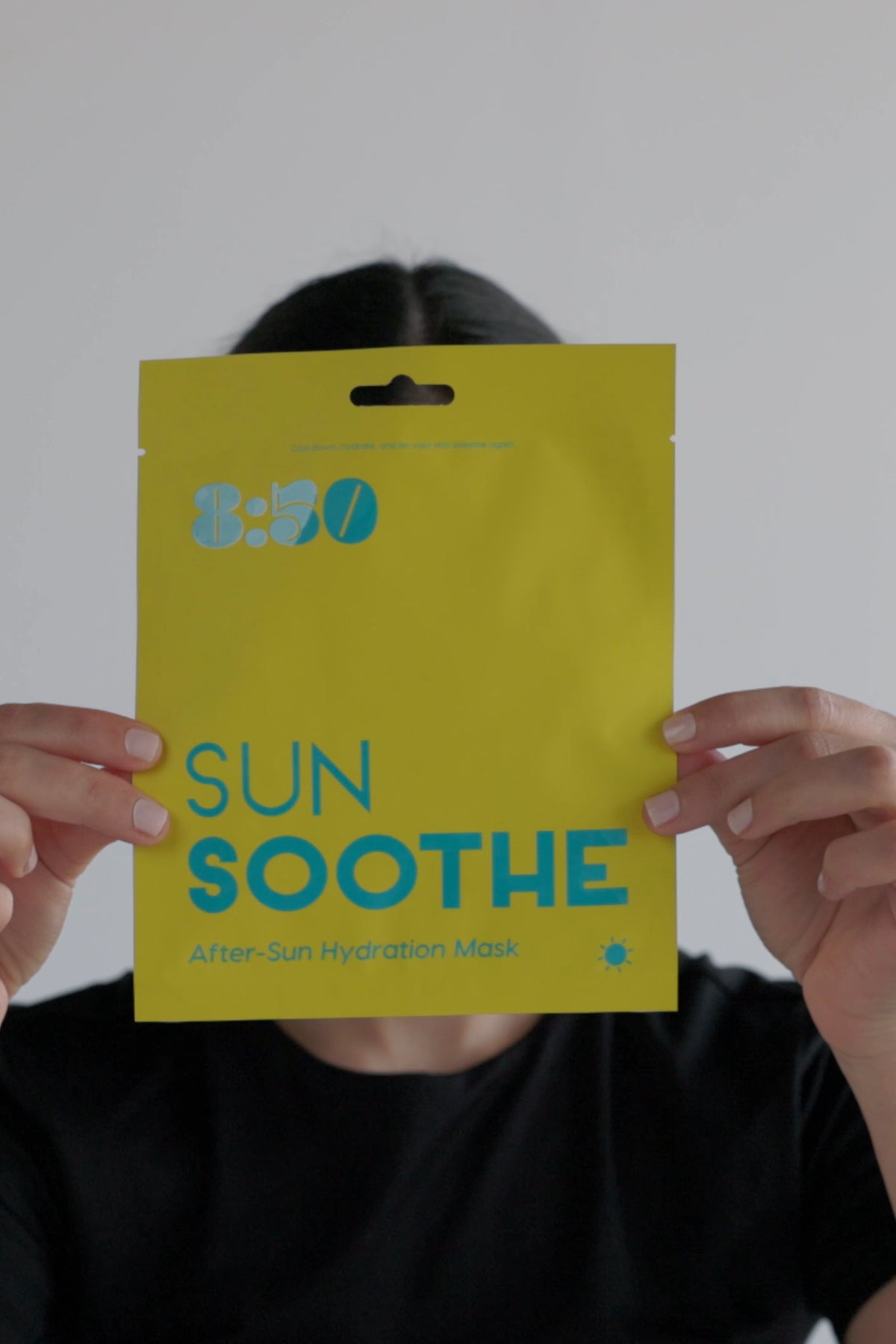 Holding up 8:50 SunSoothe Hydration Mask